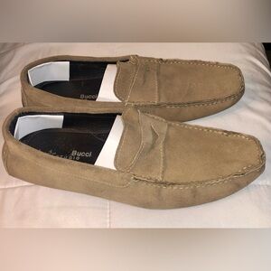 Men's Colton Slip On Men's Tan Suede Loafers by Bacco Bucci